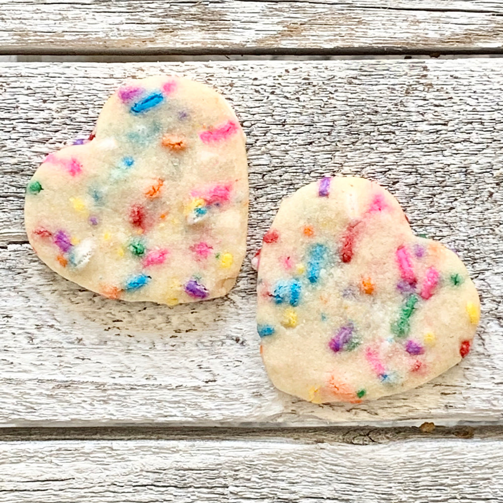 
                  
                    2 Mini Funfetti Heart Sugar Cookies
                  
                